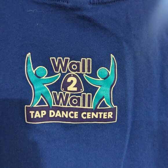 May 25th is my holiday National Tap Dance Day Blue V-neck Size Small - Picture 5 of 6